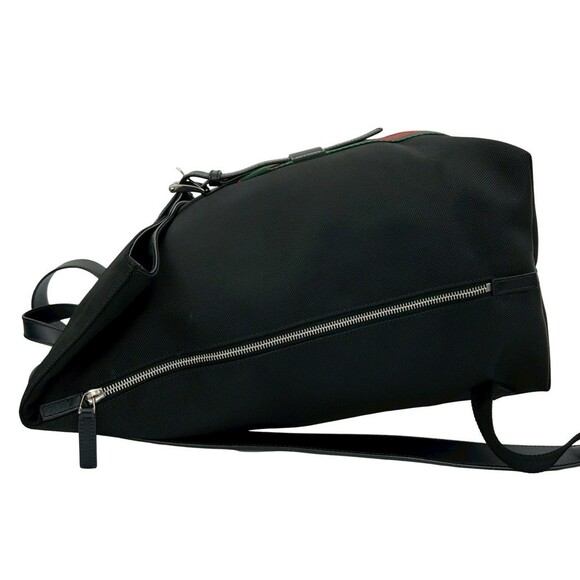 GUCCI Authentic Black Leather Backpack - Picture 4 of 9